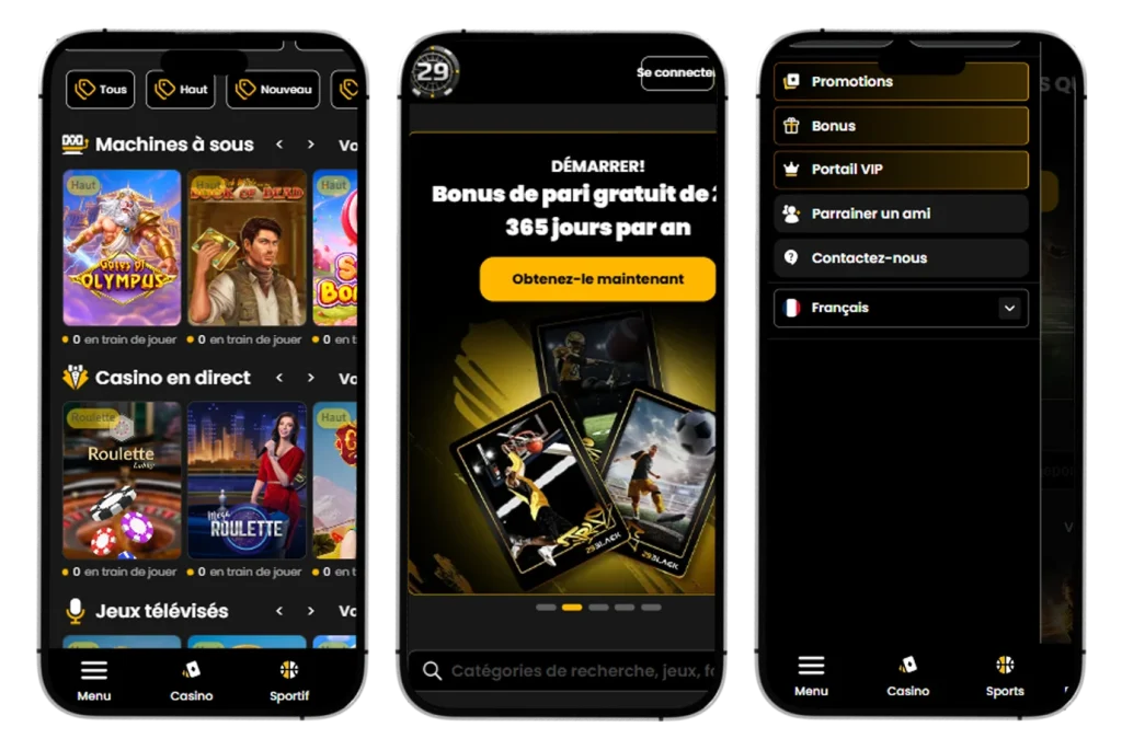 29black Casino Inscription